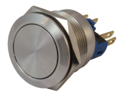 Кнопка металлическая 22 мм антивандальная SD16-V-22FS