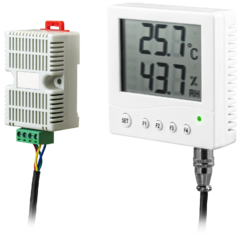 Преобразователь-индикатор с датчиком температуры и влажности ПТВЛ-610