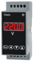 Вольтметр постоянного тока на DIN-рейку Omix D2-DV-1-0.5