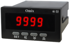 Щитовой индикатор аналогового сигнала с релейным выходом Omix P94-DV1-AS-K