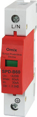 Устройство защиты от импульсного перенапряжения Omix-SPD-B60